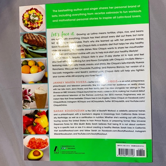 SIGNED Chiquis Keto Recipe Book - Picture 2 of 3